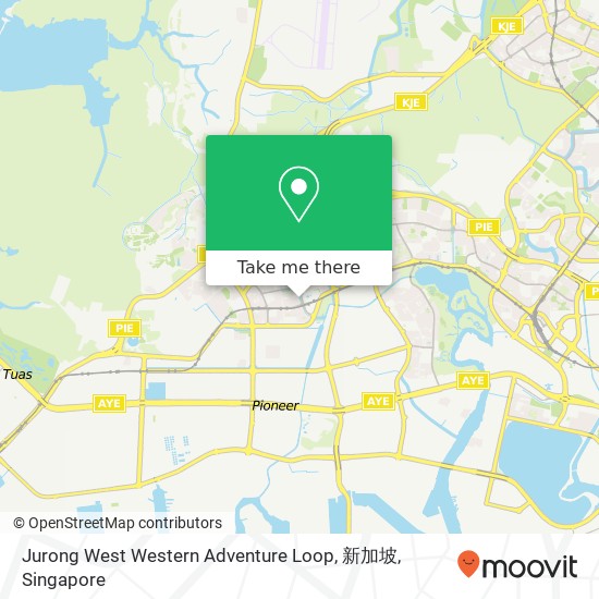 Jurong West Western Adventure Loop, 新加坡地图