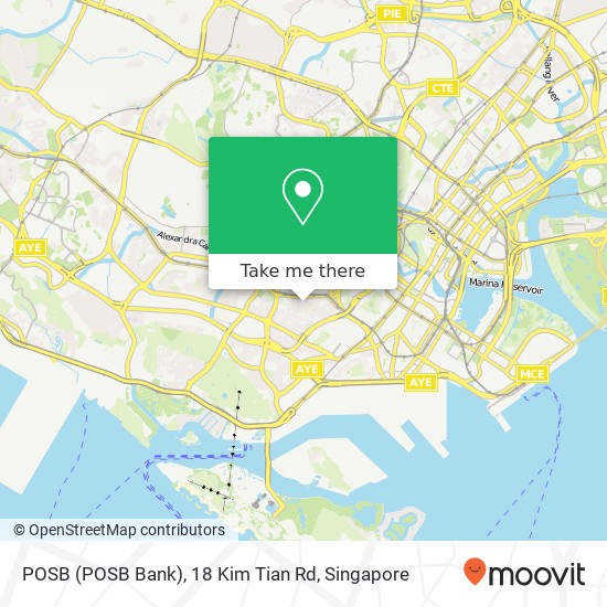 POSB (POSB Bank), 18 Kim Tian Rd地图