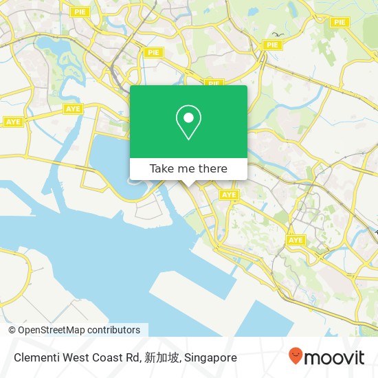 Clementi West Coast Rd, 新加坡 map