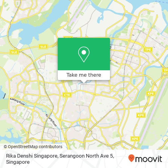 Rika Denshi Singapore, Serangoon North Ave 5 map