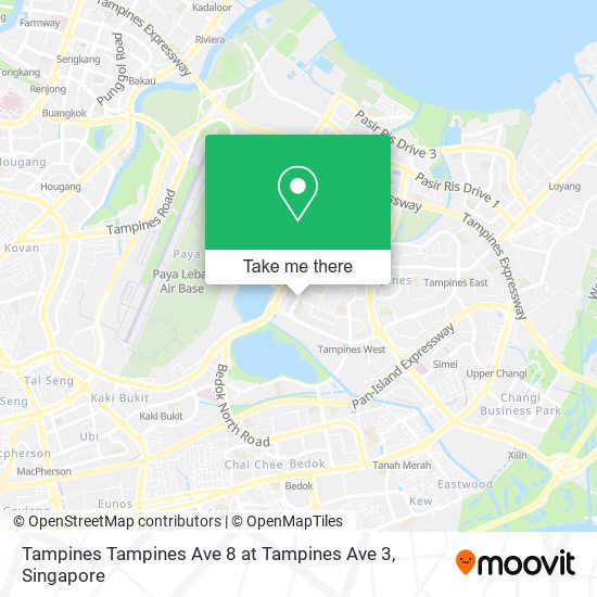 Tampines Tampines Ave 8 at Tampines Ave 3地图