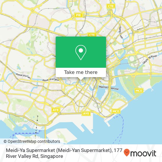 Meidi-Ya Supermarket (Meidi-Yan Supermarket), 177 River Valley Rd map