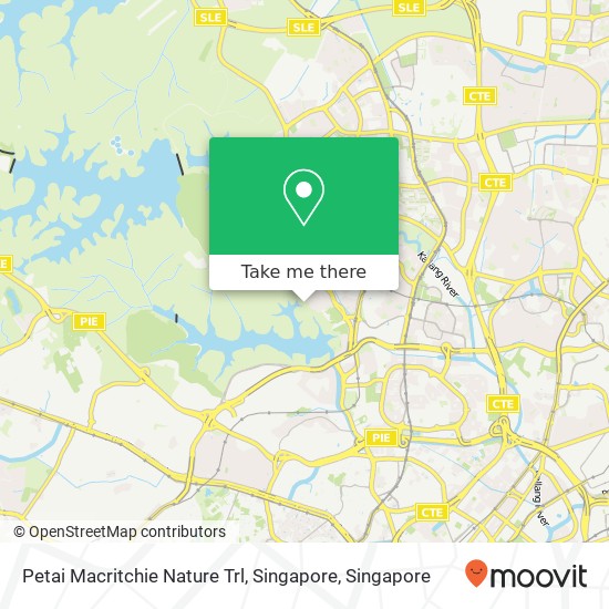 Petai Macritchie Nature Trl, Singapore map