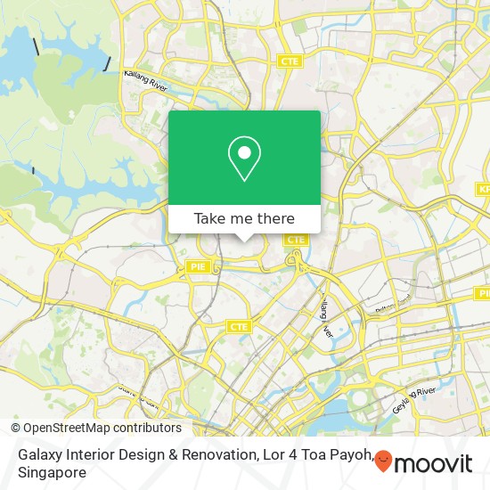 Galaxy Interior Design & Renovation, Lor 4 Toa Payoh map