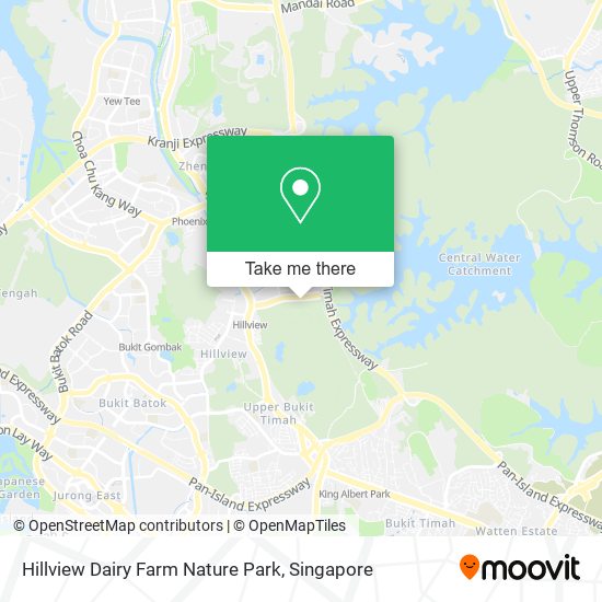 Hillview Dairy Farm Nature Park map