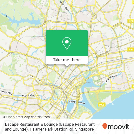 Escape Restaurant & Lounge (Escape Restaurant and Lounge), 1 Farrer Park Station Rd map