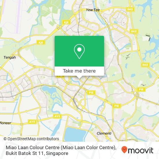 Miao Laan Colour Centre (Miao Laan Color Centre), Bukit Batok St 11 map