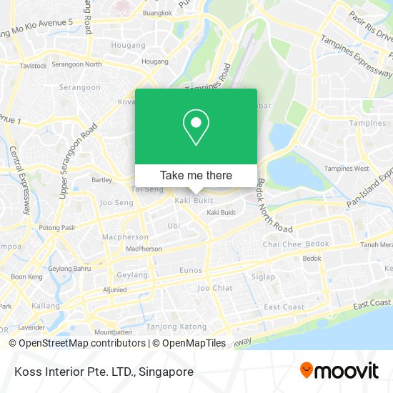 Koss Interior Pte. LTD. map