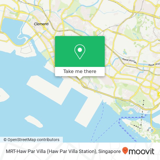 MRT-Haw Par Villa map