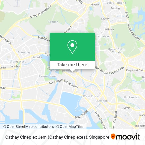 Cathay Cineplex Jem (Cathay Cineplexes) map