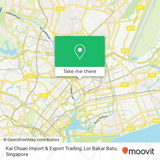 Kai Chuan Import & Export Trading, Lor Bakar Batu地图