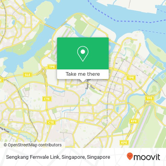 Sengkang Fernvale Link, Singapore map