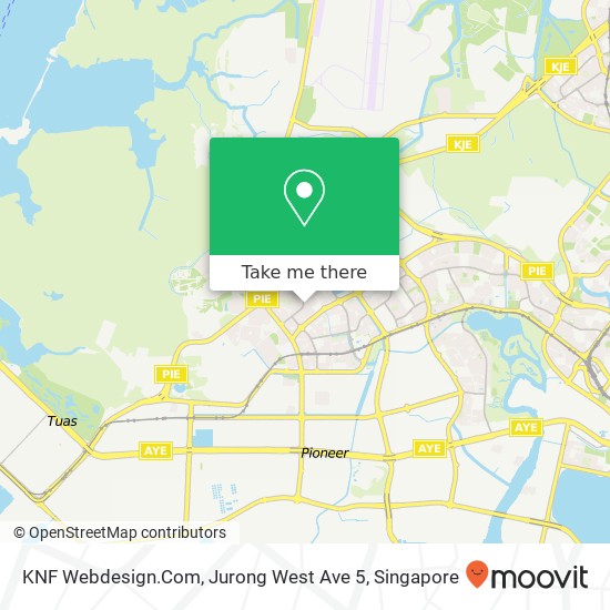 KNF Webdesign.Com, Jurong West Ave 5 map