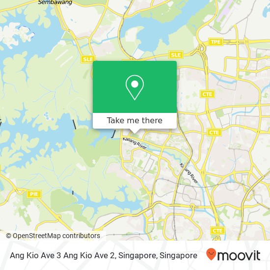 Ang Kio Ave 3 Ang Kio Ave 2, Singapore地图