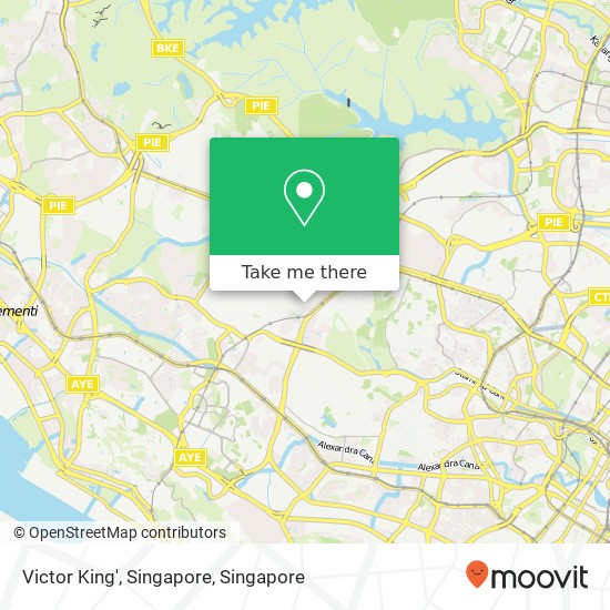 Victor King', Singapore map