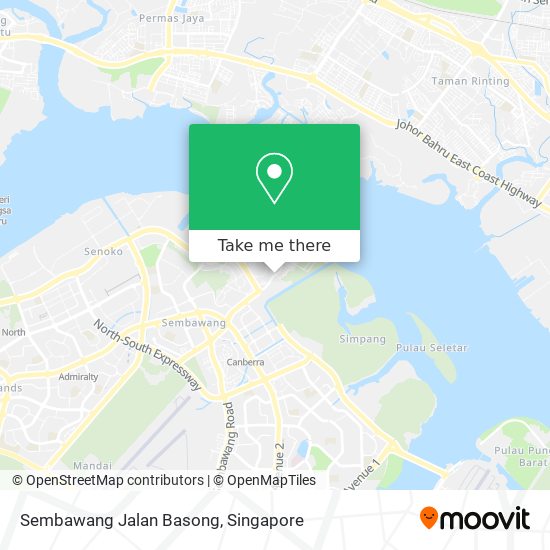 Sembawang Jalan Basong map