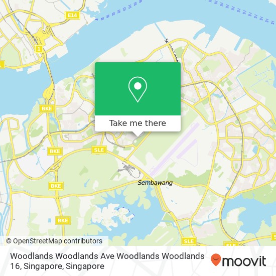 Woodlands Woodlands Ave Woodlands Woodlands 16, Singapore地图