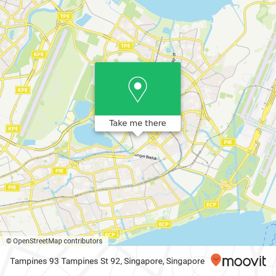 Tampines 93 Tampines St 92, Singapore地图
