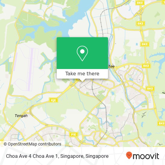 Choa Ave 4 Choa Ave 1, Singapore map