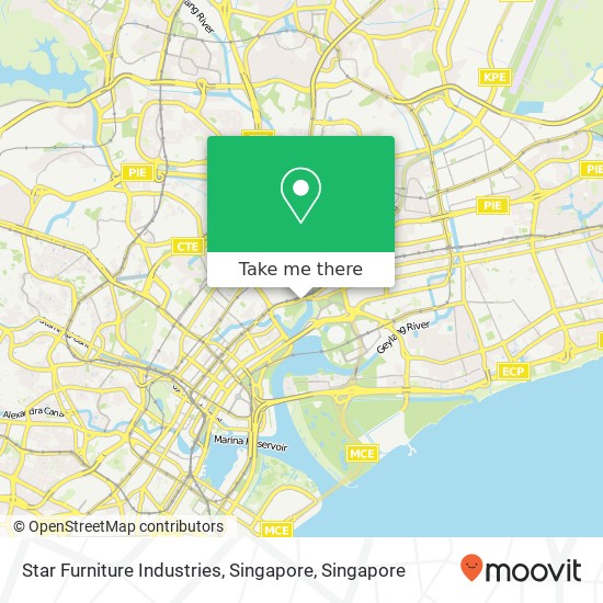 Star Furniture Industries, Singapore map