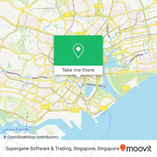Supergene Software & Trading, Singapore地图