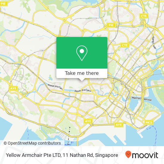 Yellow Armchair Pte LTD, 11 Nathan Rd map