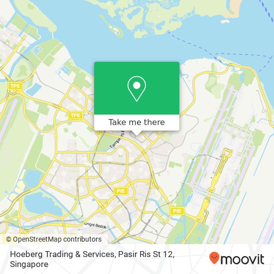 Hoeberg Trading & Services, Pasir Ris St 12 map