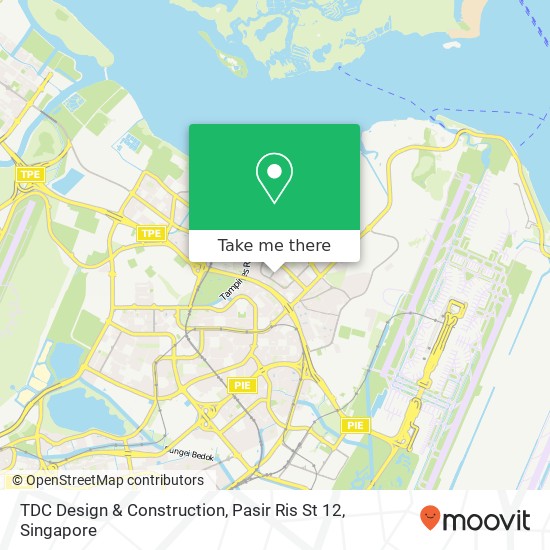 TDC Design & Construction, Pasir Ris St 12 map