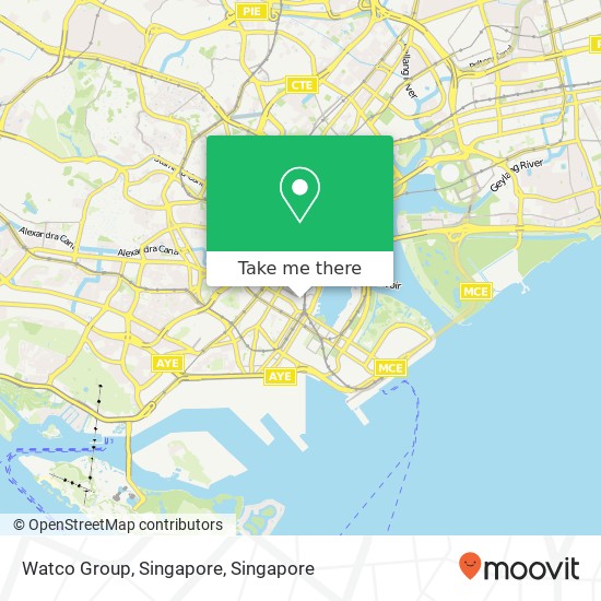 Watco Group, Singapore map