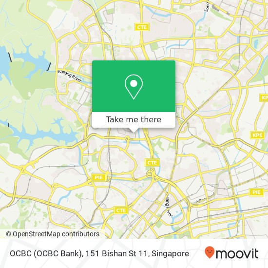 OCBC (OCBC Bank), 151 Bishan St 11 map