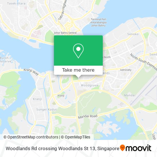 Woodlands Rd crossing Woodlands St 13 map