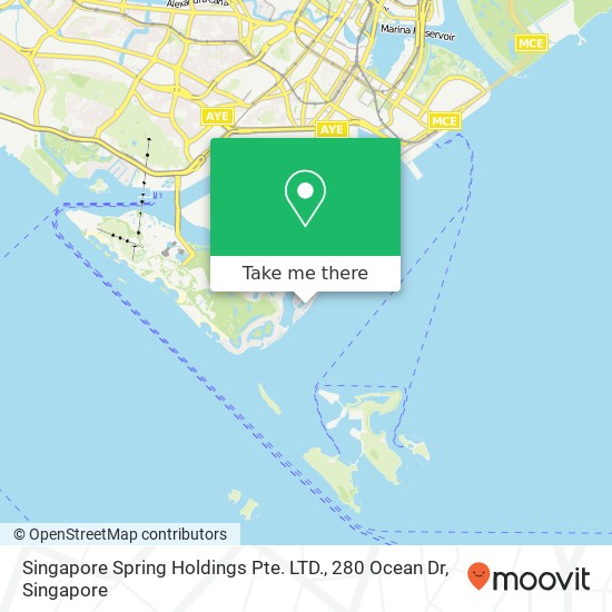 Singapore Spring Holdings Pte. LTD., 280 Ocean Dr地图