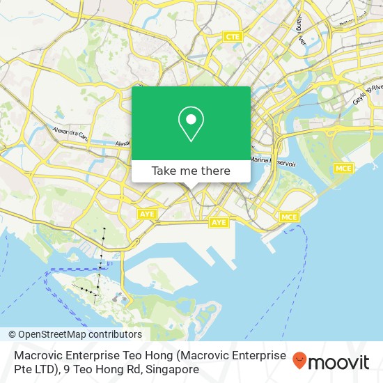 Macrovic Enterprise Teo Hong (Macrovic Enterprise Pte LTD), 9 Teo Hong Rd map