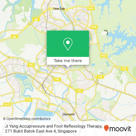 Ji Yang Accupressure and Foot Reflexology Therapy, 271 Bukit Batok East Ave 4 map