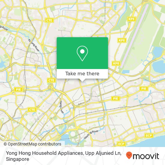 Yong Hong Household Appliances, Upp Aljunied Ln map