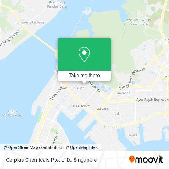 Cerplas Chemicals Pte. LTD.地图