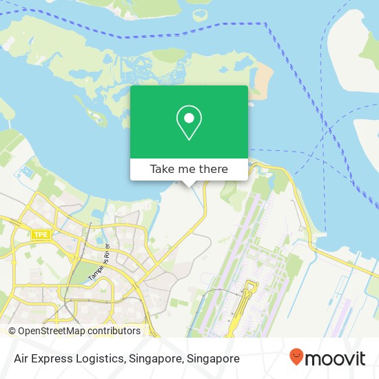 Air Express Logistics, Singapore map
