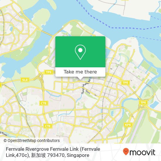 Fernvale Rivergrove Fernvale Link (Fernvale Link,470c), 新加坡 793470地图