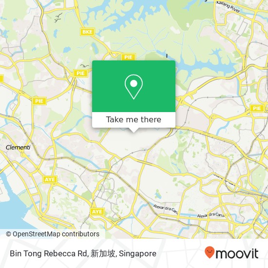 Bin Tong Rebecca Rd, 新加坡 map