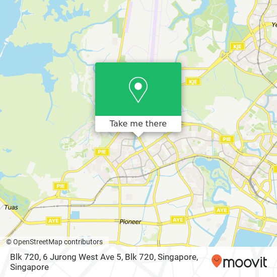 Blk 720, 6 Jurong West Ave 5, Blk 720, Singapore地图