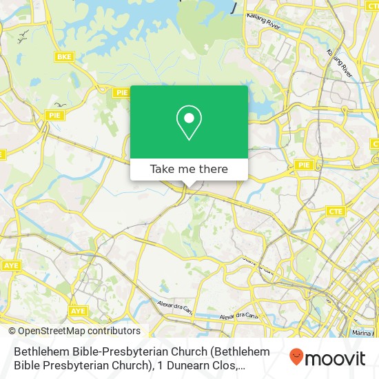 Bethlehem Bible-Presbyterian Church (Bethlehem Bible Presbyterian Church), 1 Dunearn Clos map