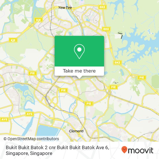 Bukit Bukit Batok 2 cnr Bukit Bukit Batok Ave 6, Singapore map