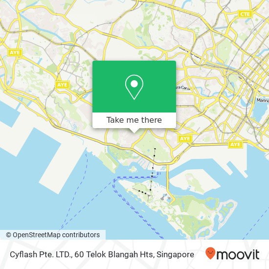 Cyflash Pte. LTD., 60 Telok Blangah Hts地图