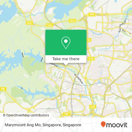 Marymount Ang Mo, Singapore map