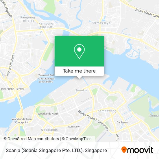 Scania (Scania Singapore Pte. LTD.) map