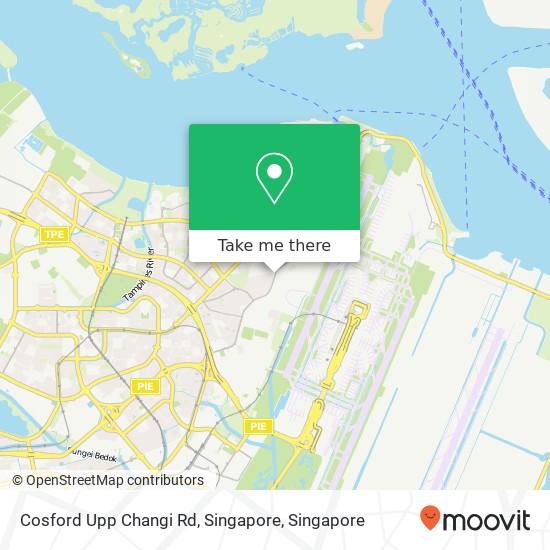 Cosford Upp Changi Rd, Singapore map