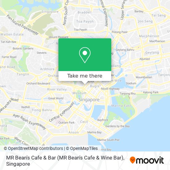 MR Bean's Cafe & Bar map