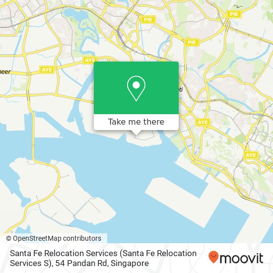 Santa Fe Relocation Services (Santa Fe Relocation Services S), 54 Pandan Rd map