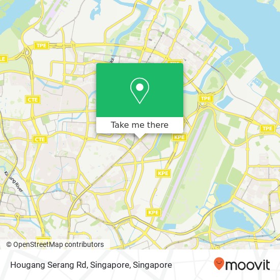 Hougang Serang Rd, Singapore map