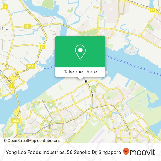 Yong Lee Foods Industries, 56 Senoko Dr map